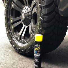 Street Legal Wet Tire Shine 12PACK Can 14 oz- Spraying tire Shine Maximum Protection Fast Dry - Non Splatter Shine Wheels Tire Care Long Lasting and Rain Resistant tire Rubber Moulding Bumpers