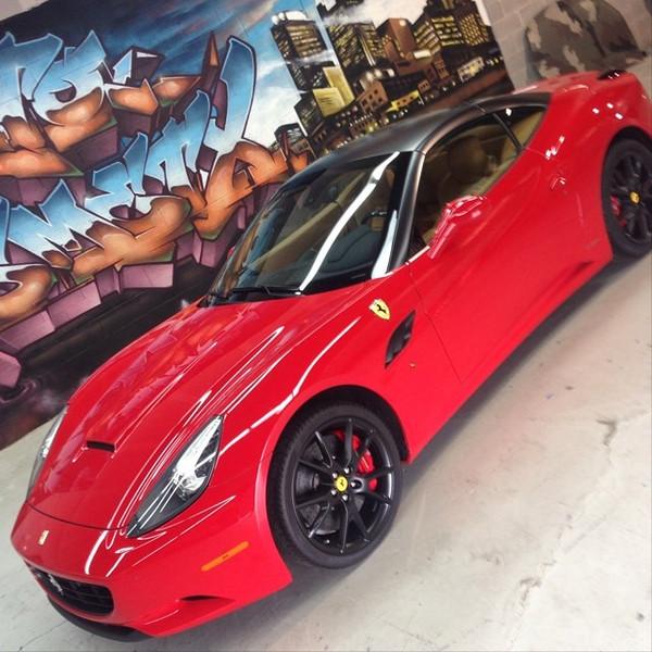 CHECK OUT AUTOKOSMETX'S FERRARI CALIFORNIA ACCENTED WITH NIGHTHAWK BLACK PEARL
