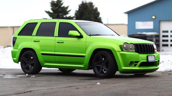 CHICAGO DIPPED'S RADIOACTIVE GREEN JEEP SRT8