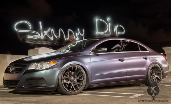 CHECK OUT THIS BLACK HOLE COLORSHIFT VW CC BY SKINNYDIP AUTOCOLOR!