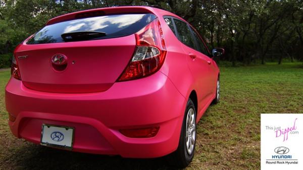 CHECK OUT THIS JUST DIPPED'S COLLABORATION WITH ROUND ROCK AUTO GROUP FOR BREAST CANCER AWARENESS MONTH USING FLAMINGO PINK PEARL