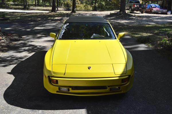 RUDEDIPS' WU-TANG YELLOW PEARL ON THIS 1984 PORSCHE 944