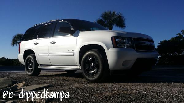 B-DIPPED'S HIMALAYAN WHITE CHEVY TAHOE
