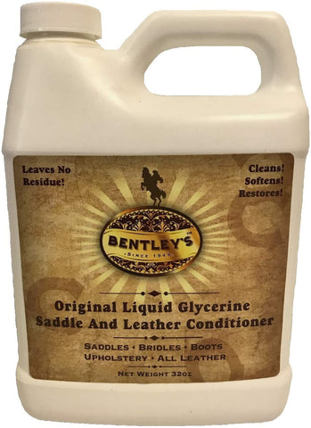 BENTLEY'S Liquid Glycerine Saddle & Leather Conditioner Soap - 32 oz