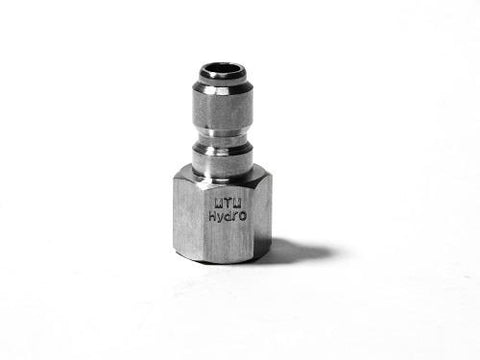 MTM Hydro 24.0079 Stainless Steel QC Plug 1/4" FPT