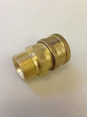 MTM Hydro - 24.0447 - Coupler Brass 3/8 Quick Connect X M22 Male 14mm