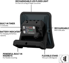 SCANGRIP NOVA-UV S Rechargeable and Portable LED Flood Light for Fast UV Curing