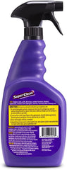 Super Clean Foaming Multi-Surface All Purpose Cleaner Degreaser Spray, Biodegradable, Full Concentrate, 32 ounce
