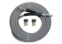 MTM Hydro Parts Kobrajet Gray Pressure Washer Hose Premium Kit 5-50' 4000psi with Fittings and Quick Connects