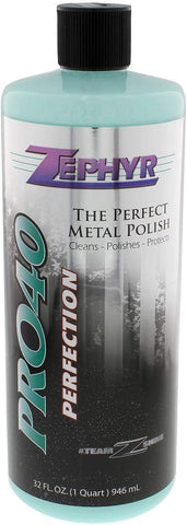 Zephyr PRO40032 32 oz. Pro-40 Metal Polish, 1 Pack