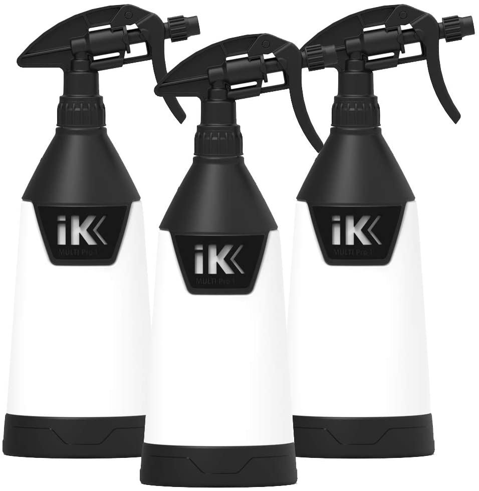 The Rag Company IK Goizper - Multi TR 1 Trigger Sprayer - Acid and Chemical Resistant, Commercial Grade, Adjustable Nozzle, Perfect for Automotive