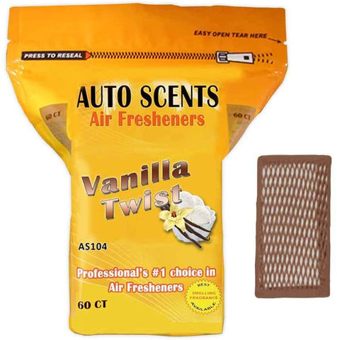 Vanilla Scent Professional Air Freshener Pads - Remove The Worst Smells with These Heavy Duty Pads (60 Pads Per Pack) (Vanilla Scent)