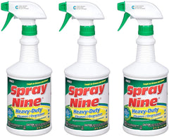 Spray Nine 26832 Heavy Duty Cleaner/Degreaser and Disinfectant, 32 oz. - 3 Pack
