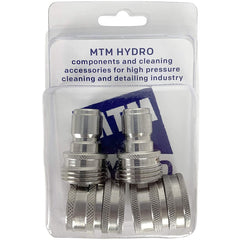 MTM Hydro Stainless Steel Garden Hose Quick Connect Garden Hose Connector Kit 24.5007