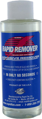 RapidTac Rapid Remover Adhesive Remover for Vinyl Wraps Graphics Decals Stripes 4oz Sprayer