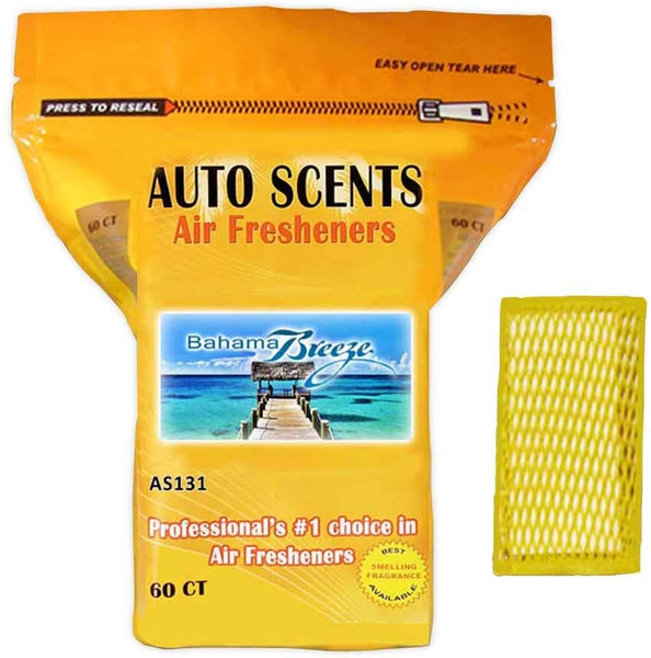 Bahama Breeze Professional Air Freshener Pads - Remove The Worst Smells with These Heavy Duty Pads (60 Pads Per Pack) (Bahama Breeze Scent)