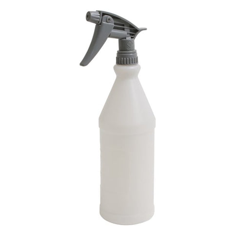 Empty 32oz Quart Spray Bottle with Chemical Resistant Spray Trigger