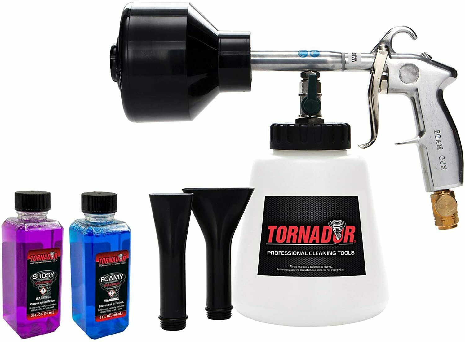 Tornador Z-020 Black Professional Cleaning Gun Starter Kit with 2oz. Enzyme  Cleaner