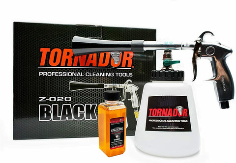 Tornador Z-020 Black Professional Cleaning Gun Starter Kit with 2oz. Enzyme Cleaner